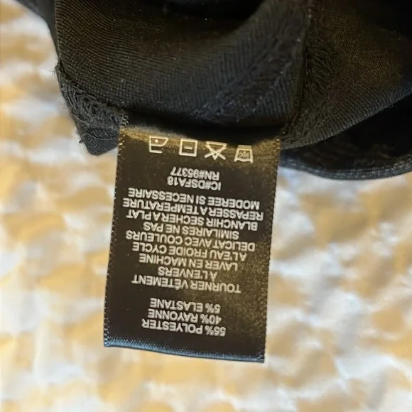 NWT Sanctuary stretch ponte pants in harvest plaid - grey . Small straight leg - Picture 6 of 7